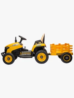 Alex's Garage Eltraktor med Trailer, Gul
