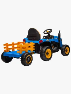 Alex's Garage Eltraktor med Trailer, Blå