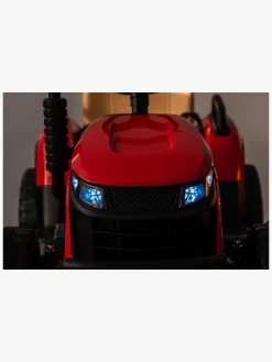 Alex's Garage Eltraktor med Trailer, Rød