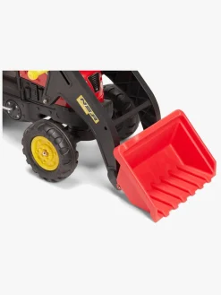 Alex's Garage Pedaltraktor med Skovl, Rød