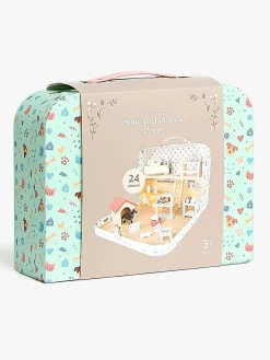 Alice & Fox Kuffert Dukkehus, Blå