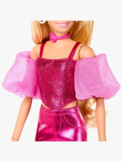 Barbie Deluxe Style Dukke i Lyserød Top