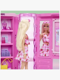 Barbie Dream Closet Legesæt med Dukke og Tilbehør