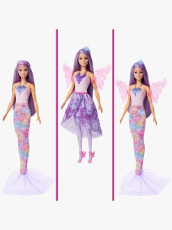 Barbie Fantasy Dress Up Dukke Lilla Hår