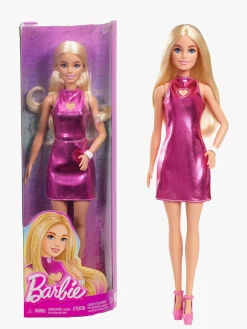 Barbie Fashionista Dukke med Blondt Hår & Lyserød Kjole