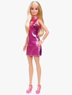 Barbie Fashionista Dukke med Blondt Hår & Lyserød Kjole