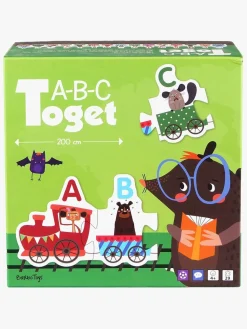Barbo Toys ABC Puslespil Tog med Dyr 29 Brikker