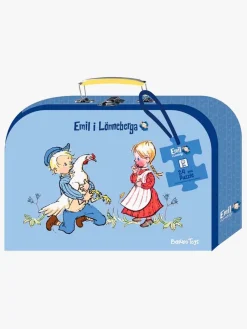 Barbo Toys Emil Fra Lønneberg Kuffert med 1 Puslespil 24 Brikker