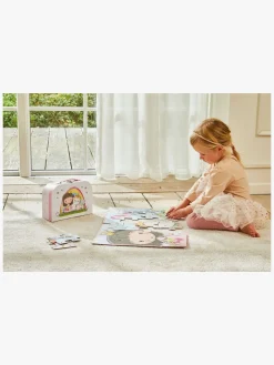 Barbo Toys Lillie & Ellie Kuffert med Gulvpuslespil 24 Brikker