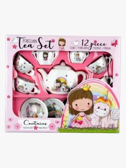 Barbo Toys Lillie & Ellie Teservice i Porcelæn 12 Brikker