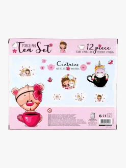 Barbo Toys Lillie & Ellie Teservice i Porcelæn 12 Brikker