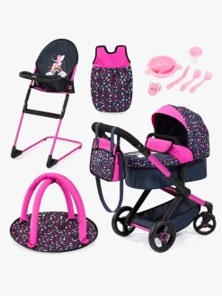 Bayer Design Combi Dukkevogn Xeo Delux Sæt, Dark Blue