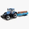 BB Junior Farmland New Holland Traktor T7.315 med Tømmertrailer 1:32