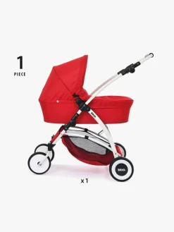 BRIO 24900000 Dukkevogn Spin, Rød