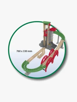 BRIO 33887 Togbane Løft & læs med lagerbygning