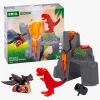 BRIO World 36092 Vulkanudbrud med Dinosaur