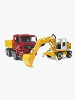 Bruder MAN TGA Construction Truck & Liebherr Gravemaskine