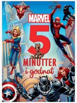 Carlsen Bog Fem minutter i godnat - Marvel