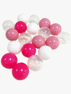 Cloudberry Castle Bløde Bolde 250 Stk., Lyserød/Hvid