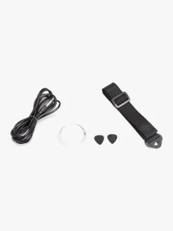 Cloudberry Castle Elguitar med Forstærker 80 cm, Sort