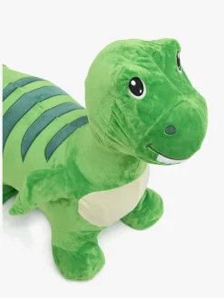 Cloudberry Castle Hoppedyr Dinosaur med Plysbetræk, Grøn