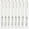 Creativ Company Fine Line Skrive/Tegnetusser 8 stk., Sort