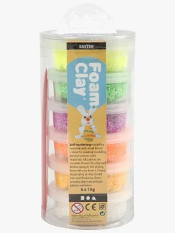 Creativ Company Foam Clay Spring Lufttørrende Ler 6-pak