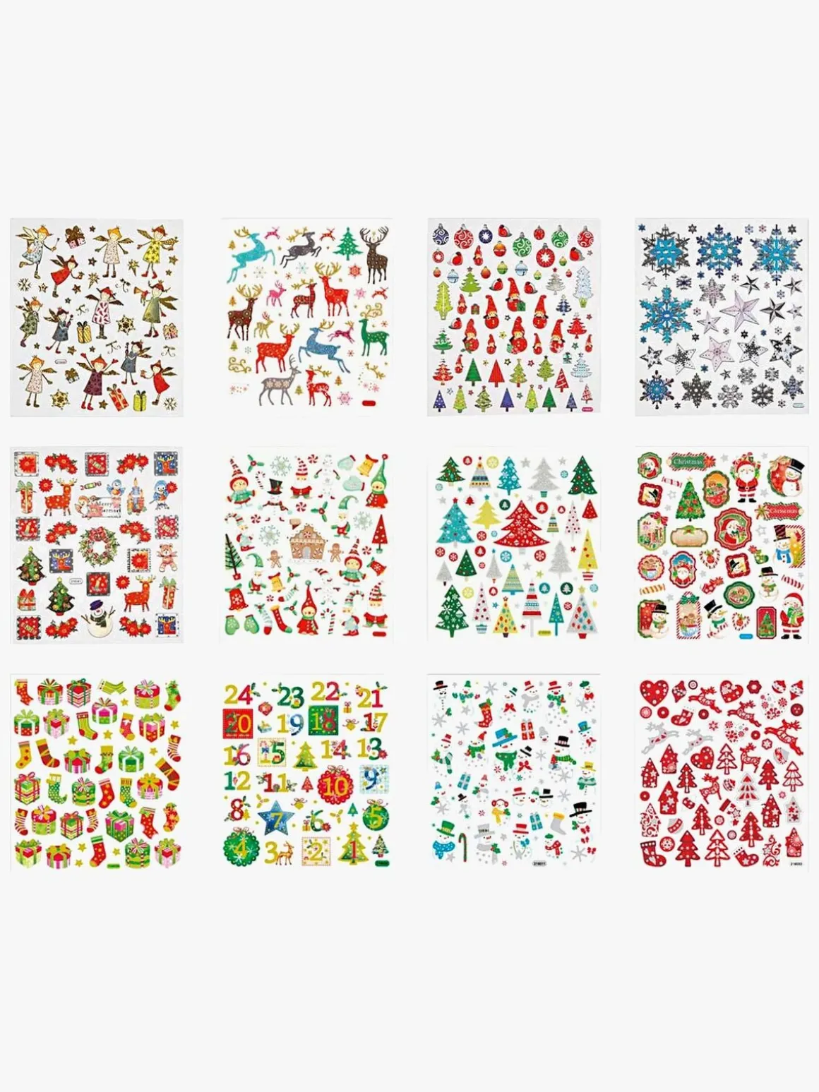 Creativ Company Klistermærker Jul 12 ark