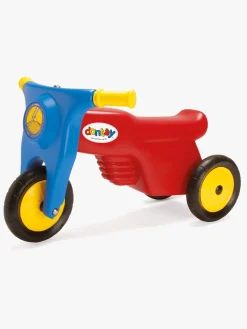 Dantoy Motorcykel Gummihjul, Rød/Blå