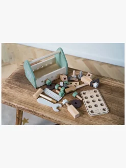 Dantoy Værktøjskasse Wood In Gift Box