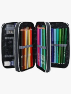 Dino World Penalhus med 3 Rum med LED-lys