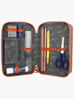 Dino World Roar Tredelt Penalhus, Grå