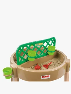 Dolu Gardening, Sand, Water, Creativity 4-i-1 Legebord, Brun