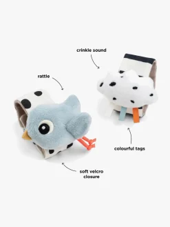 Done By Deer Håndledsrangle Happy Clouds 2-pak, Blue