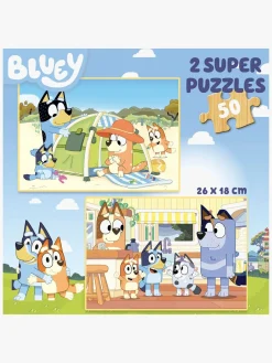 Educa Bluey Træpuslespil 2x50 Brikker