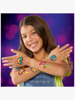 FAB LAB Glow In The Dark Glitter Tatoveringssæt