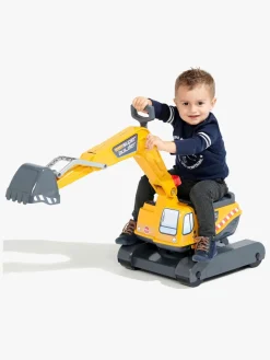 Falk Ride-on-gravemaskine Super Builder, Gul