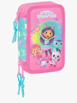 Gabby's Dollhouse Penalhus med 3 Rum 37pcs, Confetti