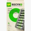GP Batterier Recyko E821 8-Slot Charger, 4 AA + 4 AAA