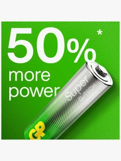 GP Super Alkaline G-TECH AA/LR6 Batterier 4-Pak