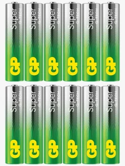 GP Super Alkaline G-TECH AAA/LR03 Batterier 12-Pak