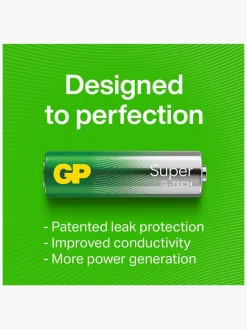 GP Super Alkaline G-TECH AAA/LR03 Batterier 12-Pak