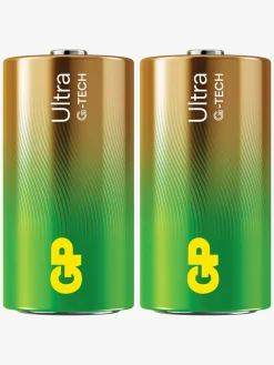 GP Ultra Alkaline G-TECH C/LR14 Batterier Svanemærket 2-Pak