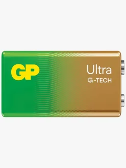 GP Ultra Alkaline G-TECH 9V Batteri Svanemærket 1-Pak