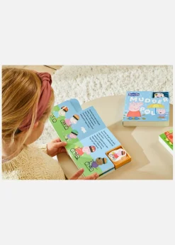 Gurli Gris Bog med Træfigurer - På Cykeltur