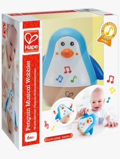 Hape Penguin Musical Wobbler Trælegetøj