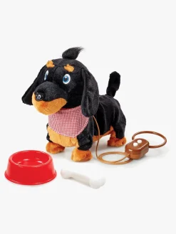 Happy Pets Wiggle Jiggle Gravhund Deluxe Interaktiv Hund