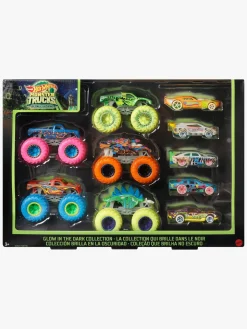 HotWheels Monster Trucks Selvlysende Multipack