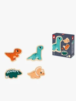 Janod 4 Progressive Puslespil Dinosaurer 14 Brikker