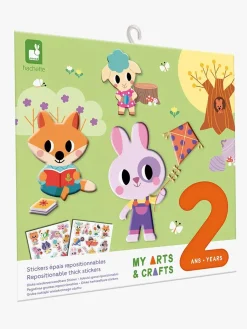 Janod My Arts & Crafts Genanvendelige Tykke Klistermærker 22 Stk.